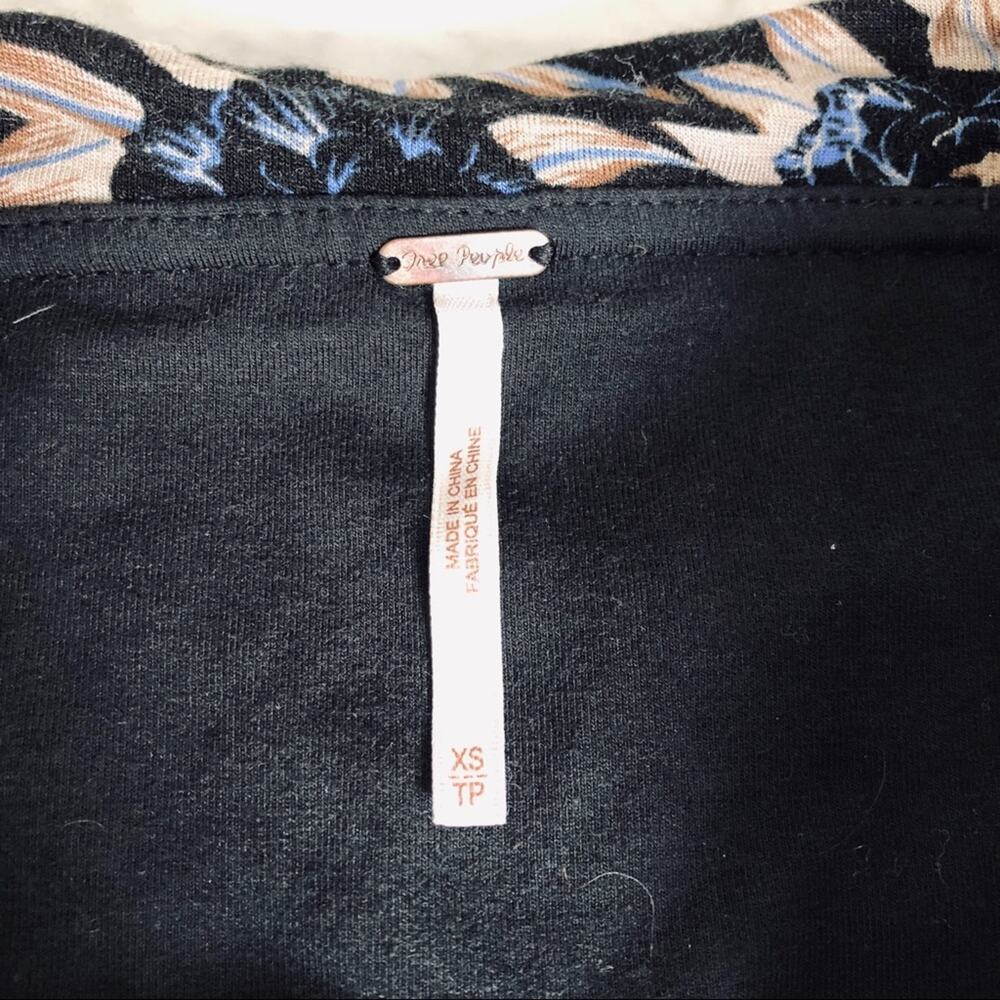 NWOT Womens Free People Ruched Tulip Hem Printed Floral Mini Tube Skirt XS - Picture 5 of 5